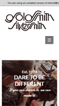 Mobile Screenshot of goldsmithsilversmith.com